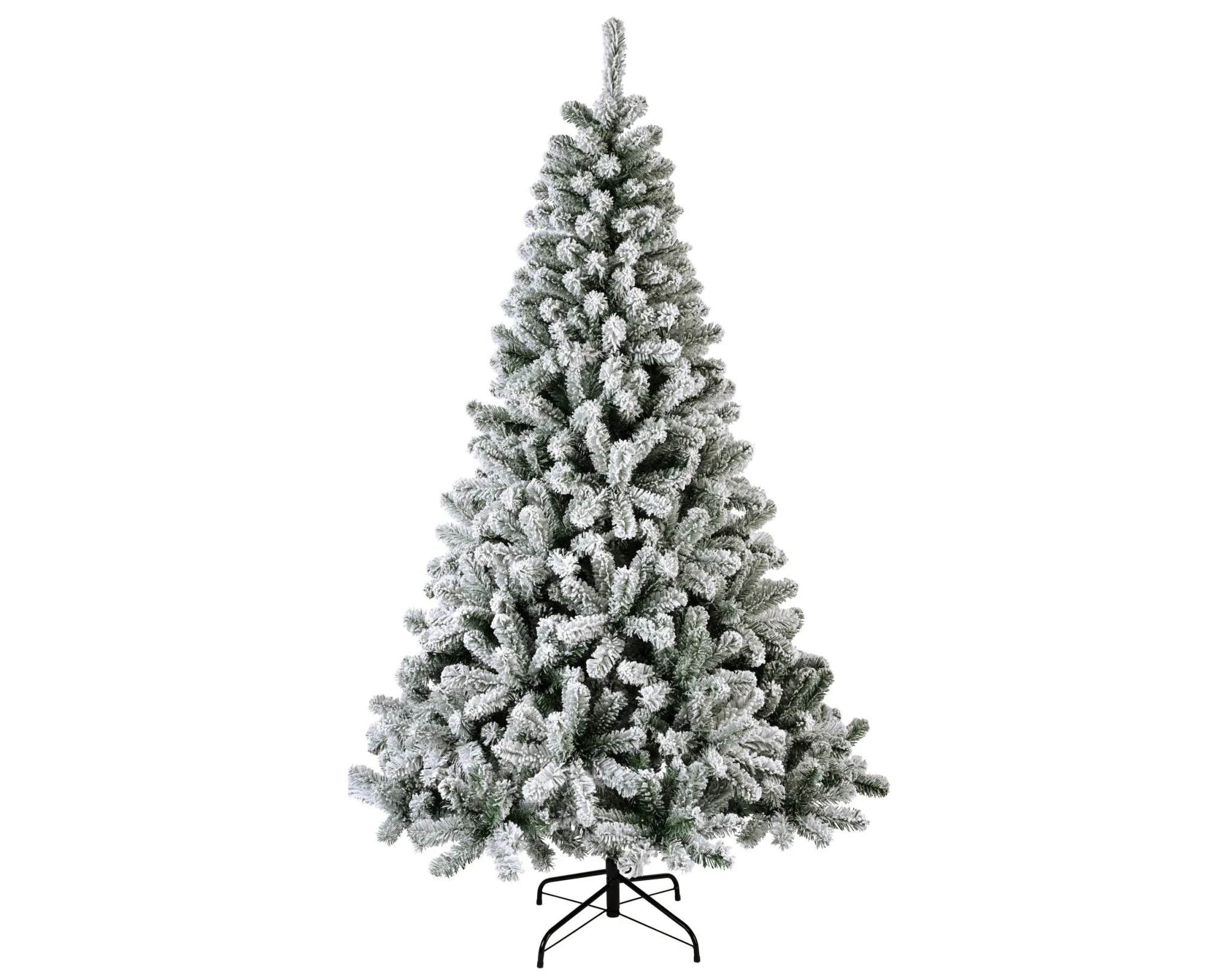 Everlands Monarch Pine Snowy Artificial Christmas Tree 7ft (210cm)