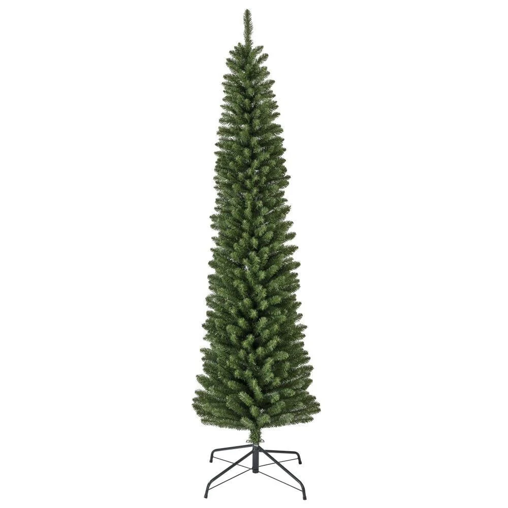 Everlands Pencil Pine Artificial Christmas Tree 210cm (7ft)