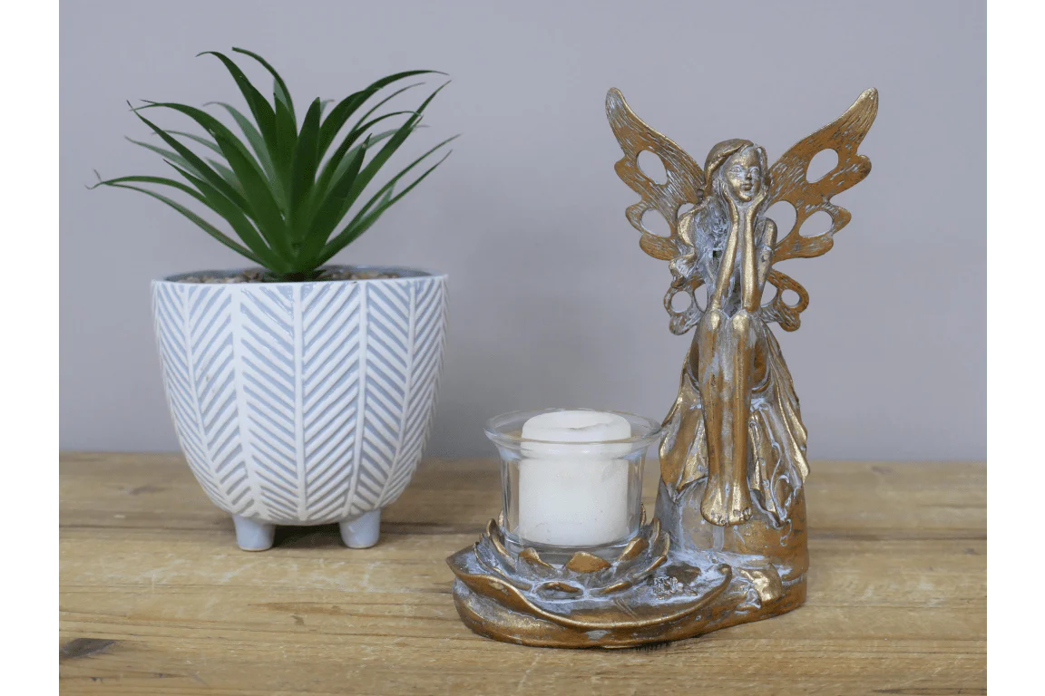 Fairy Tealight Holder 19cm - Image 4