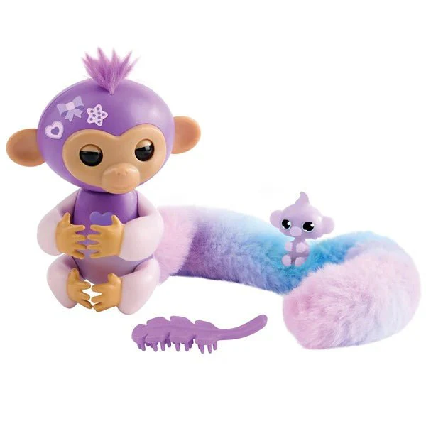Fingerlings Snuggle Tails Monkey - Coco - Image 3
