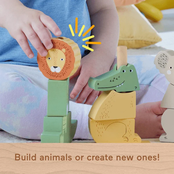 Fisher Price Wooden Stack & Sort Animals - Image 3