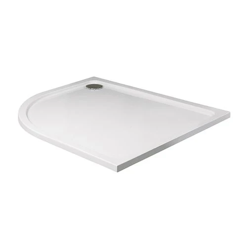 Flair Offset Quadrant Shower tray - Left 1200mmx800mm