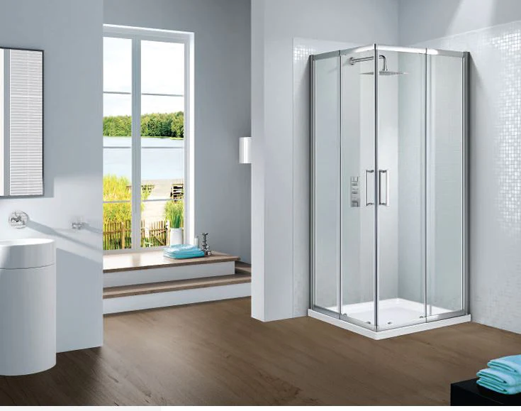 Flair Slimline Capella Corner Entry 1000mm