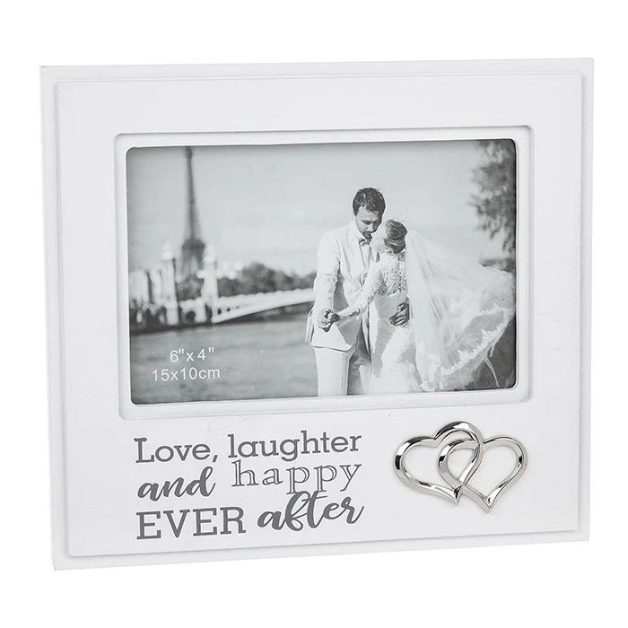 Fond Words Wedding Photo Frame 6” x 4”