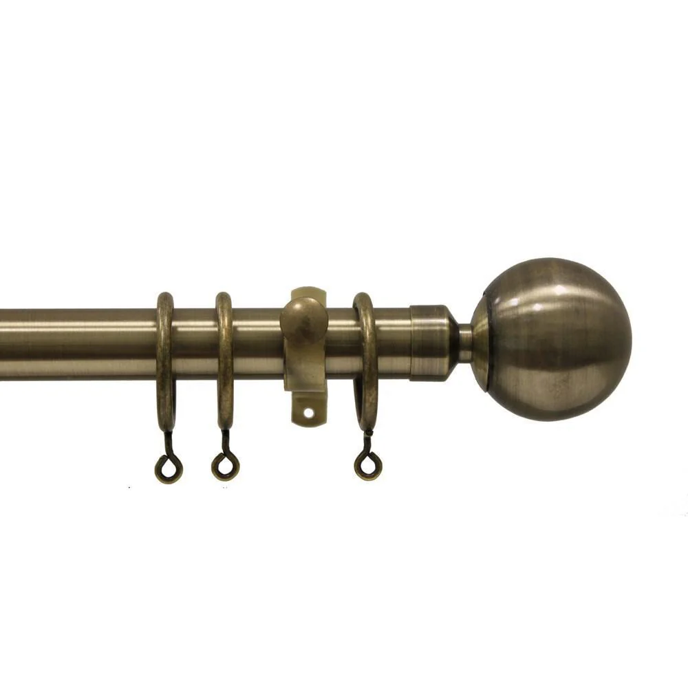 Forge Ball Curtain Pole - Antique B - Image 2
