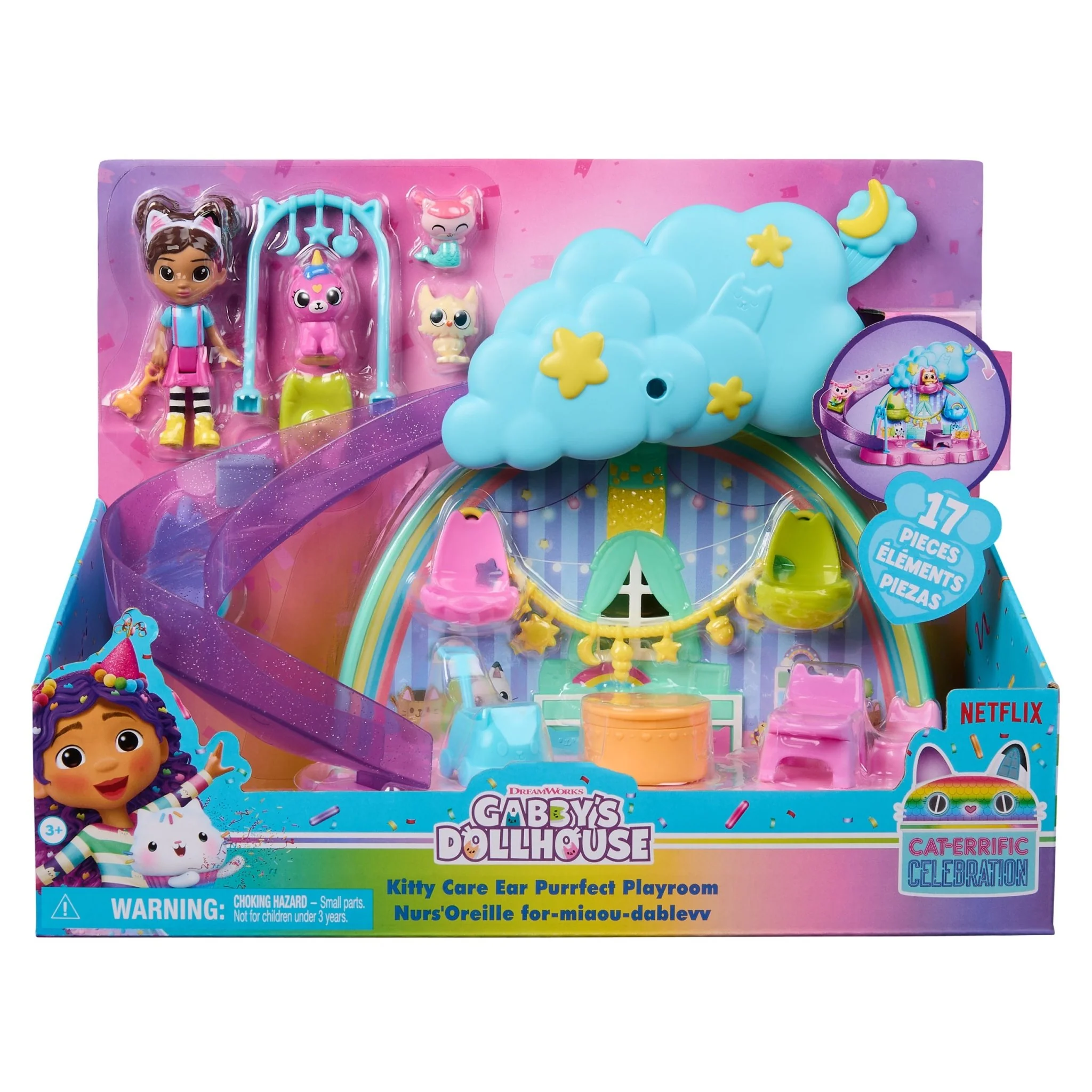 Gabby's Dollhouse  Kitty Care Playset