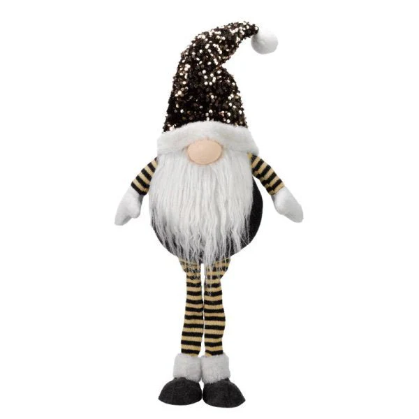 GlamGonk Standing - Black & Gold