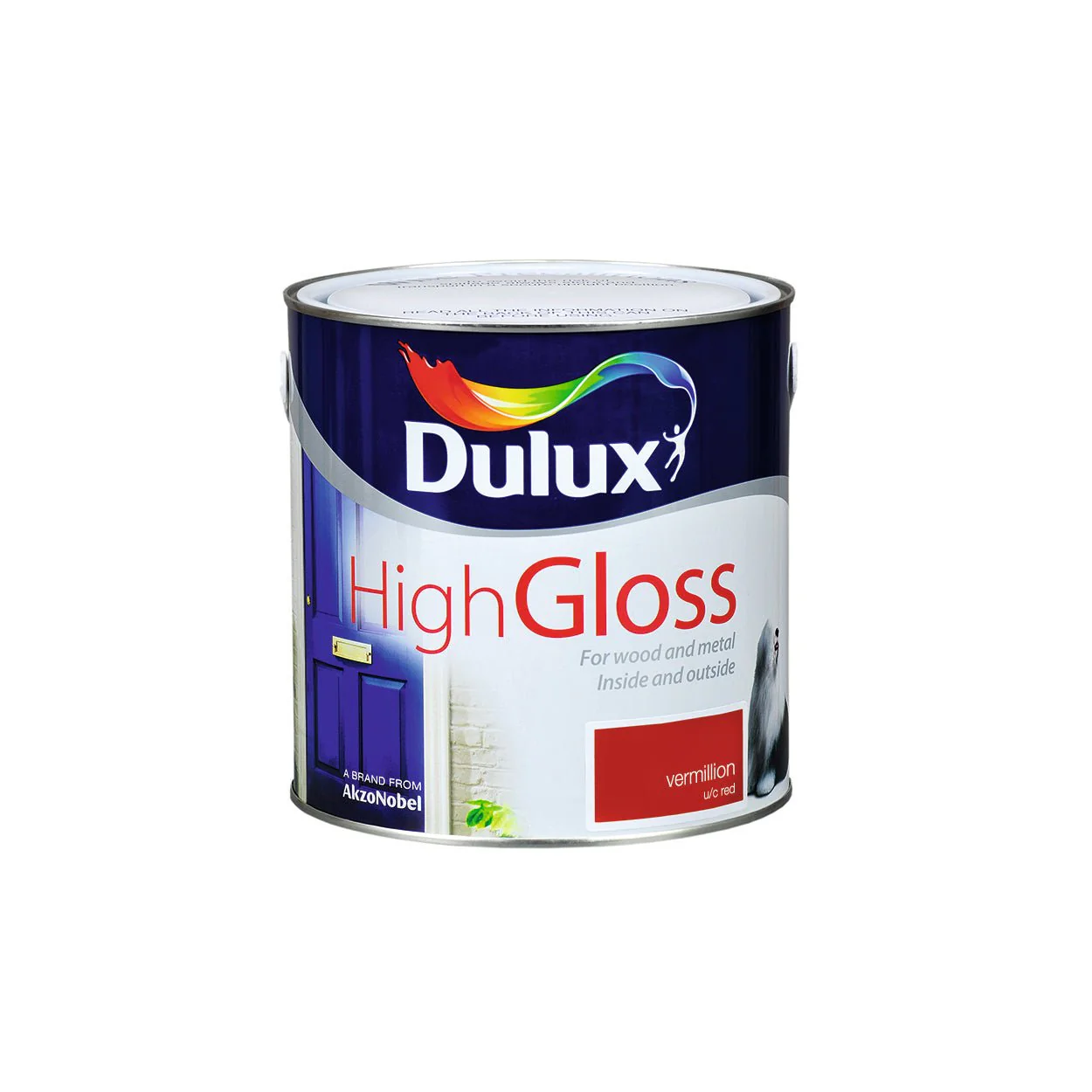 Gloss 2.5L Vermilion Dulux - Image 2