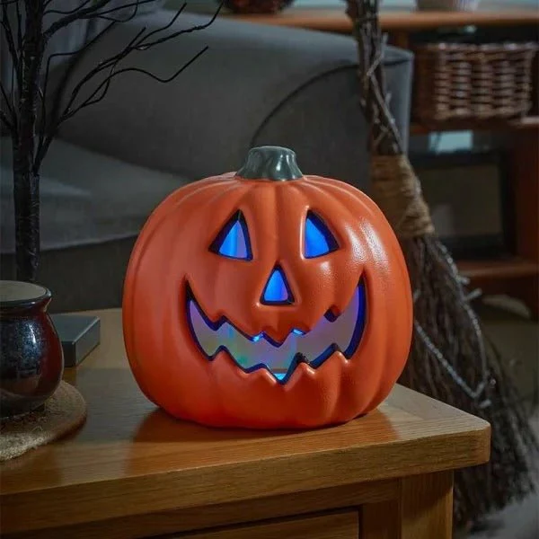 Glowing Jack-O' Lantern 20cm Battery Operated - Image 2