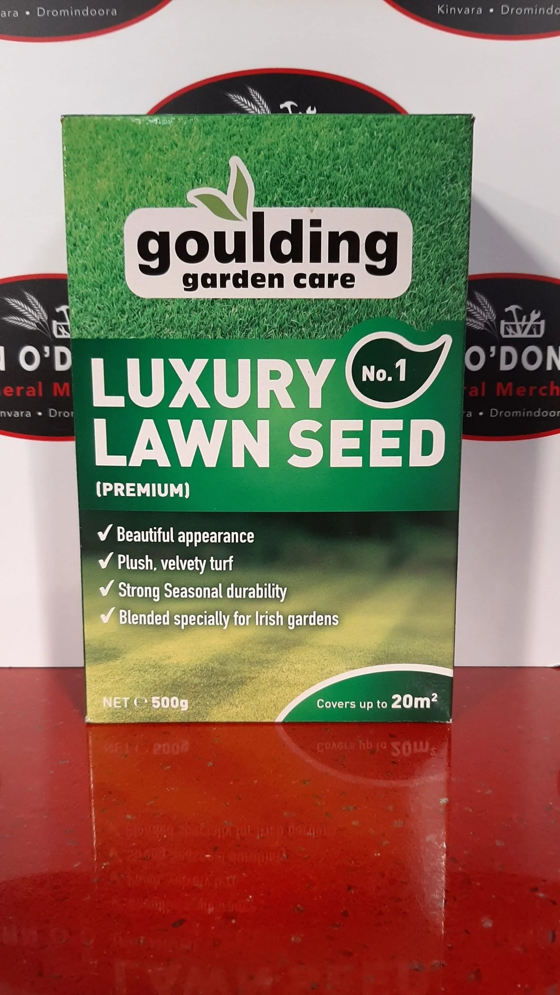 Goulding No1 500G Luxury Lawn Seed Grass Seed Gld100 Hyg - Image 2