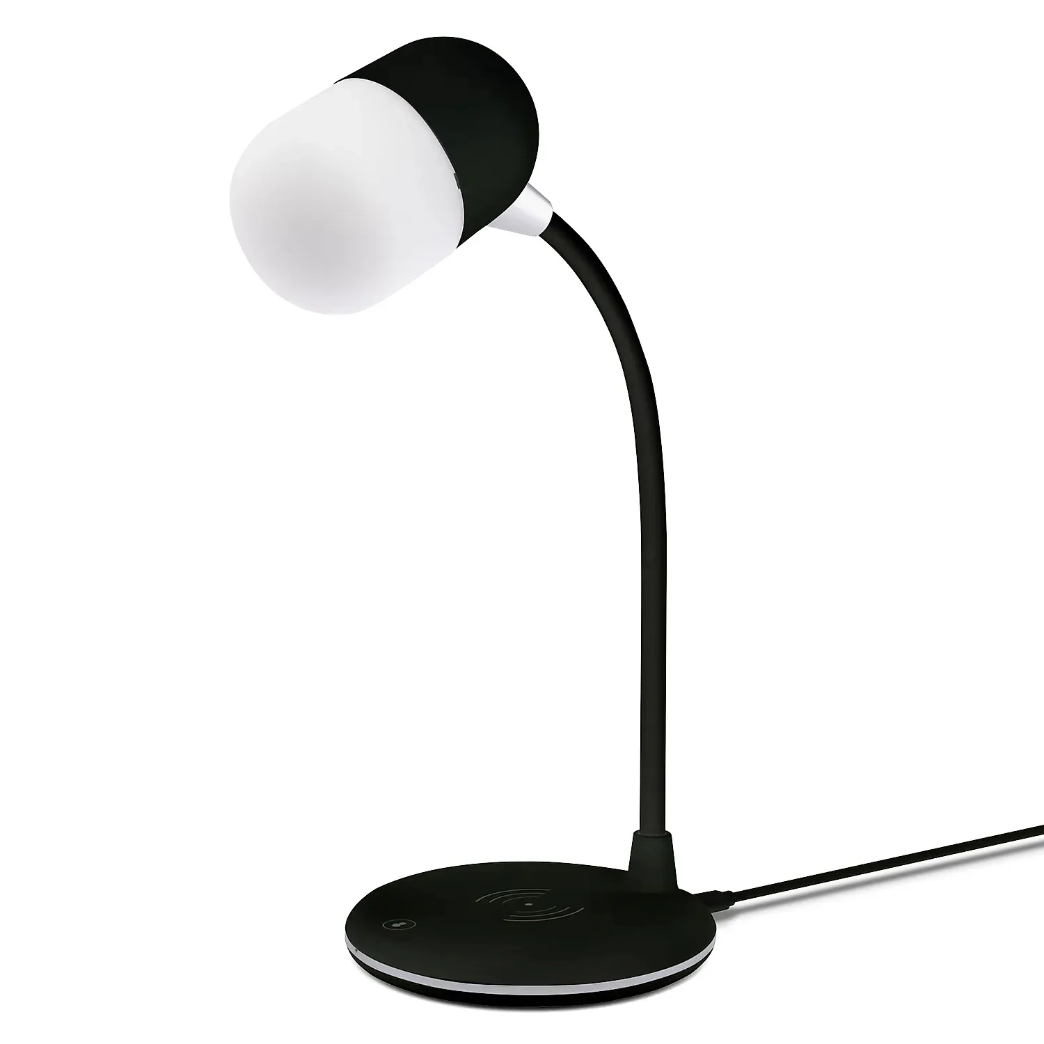 Groove Apollo Led Lamp With Wireless Charger and Bluetooth Speaker