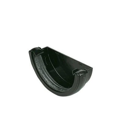 Gutter Black Round Stopend External Re1