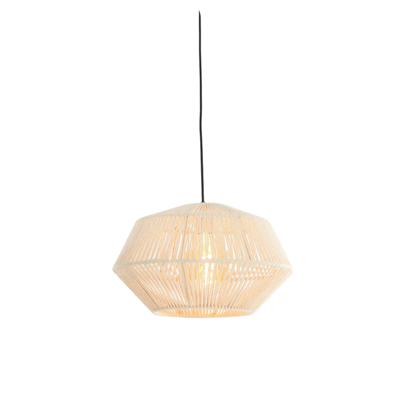 Hanging Pendant 40 x 24cm DEYA Cream - Image 2