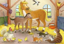Happy Animal Families 2X12Pce Jigsaw Puzzle - Image 2