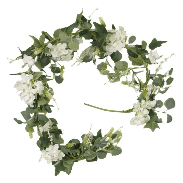 Heavenly Hydrangea Garland 180cm - Image 3