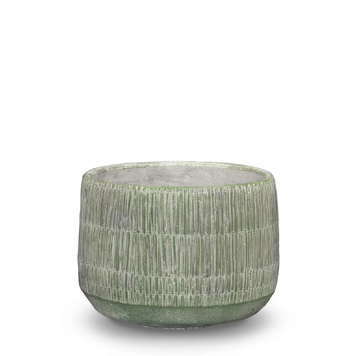 Heno Tapered Planter Pot Lime 16.5cm