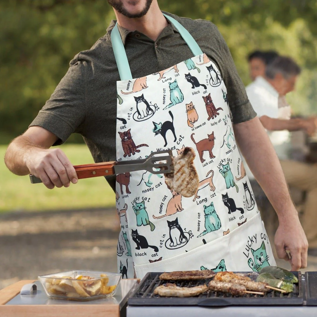 Highlands PVC Cat Design Apron