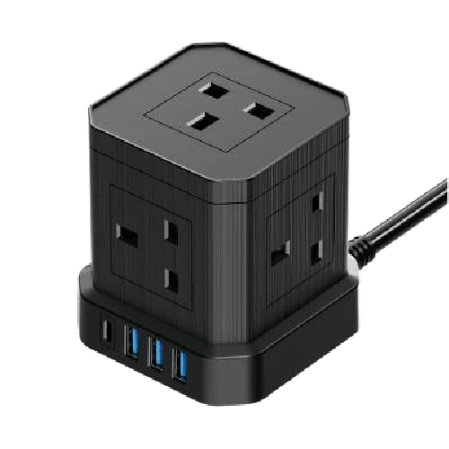 Homesafe Mini Power Tower with USB & Type 'C' Port