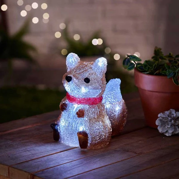 InLit Ice DecoFox Battery Operated