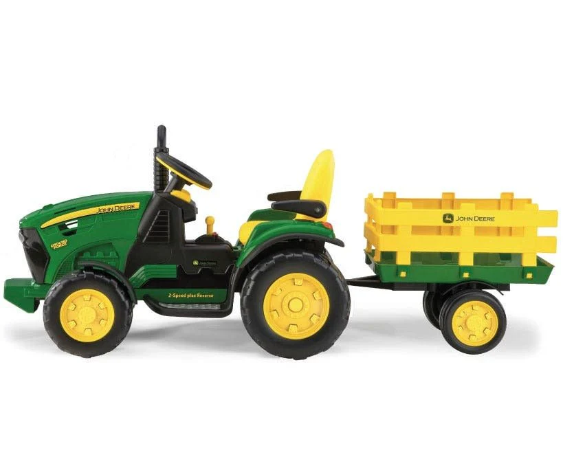 John Deere 12V Ground Force Tractor & Trailer - Image 3