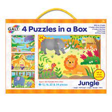 Jungle Puzzle - 4  In A Box