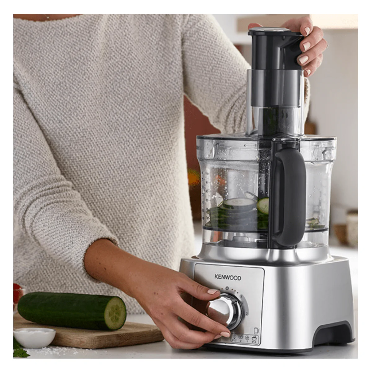Kenwood MultiPro Express Food Processor - Satin Silver | FDP65.180SI - Image 3