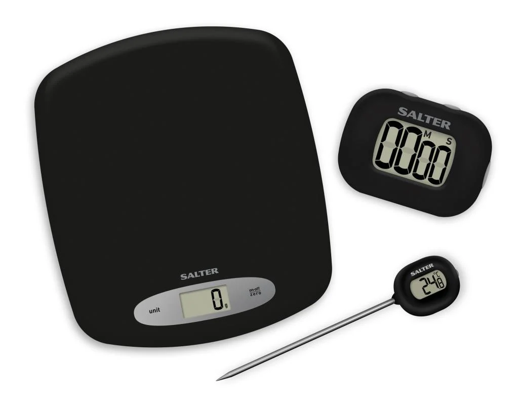 Kitchen Set - Digital Scale, Easy-Read Timer & Instant Read Thermometer - Image 4