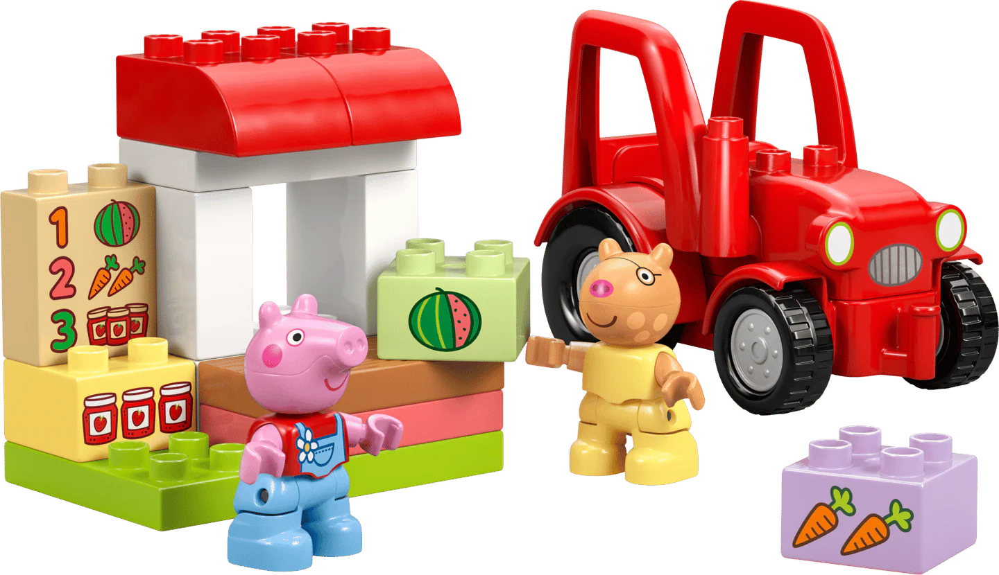 Lego 10468 Peppa Tractor and Market - Image 2