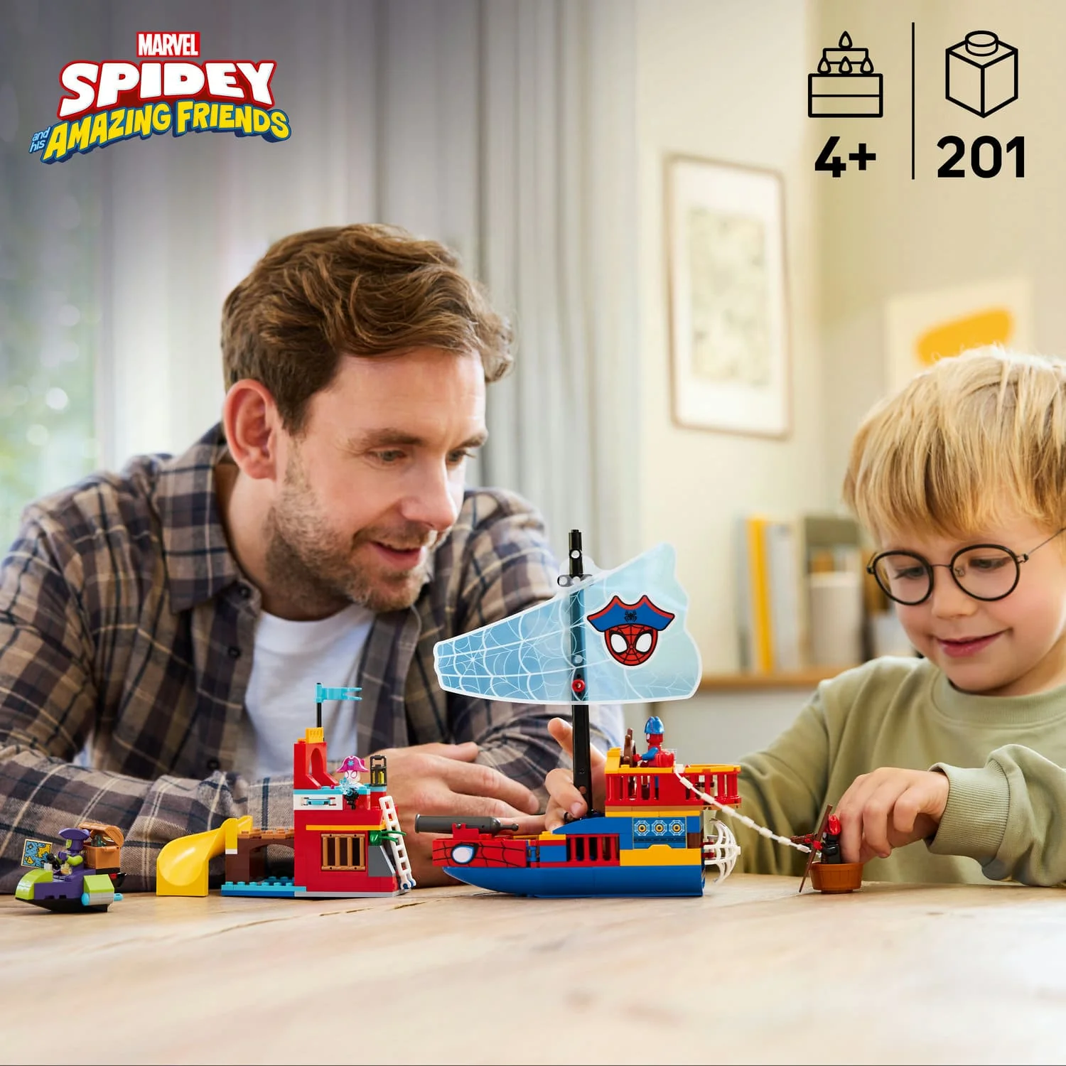 Lego 11208 Team Spidey Pirate Ship - Image 2