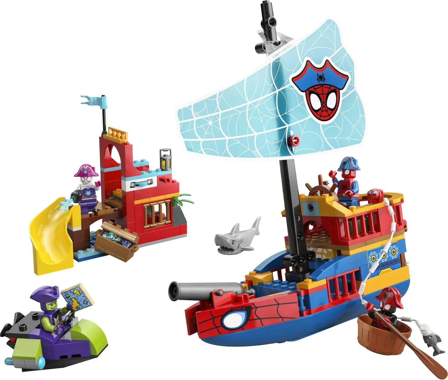 Lego 11208 Team Spidey Pirate Ship - Image 3