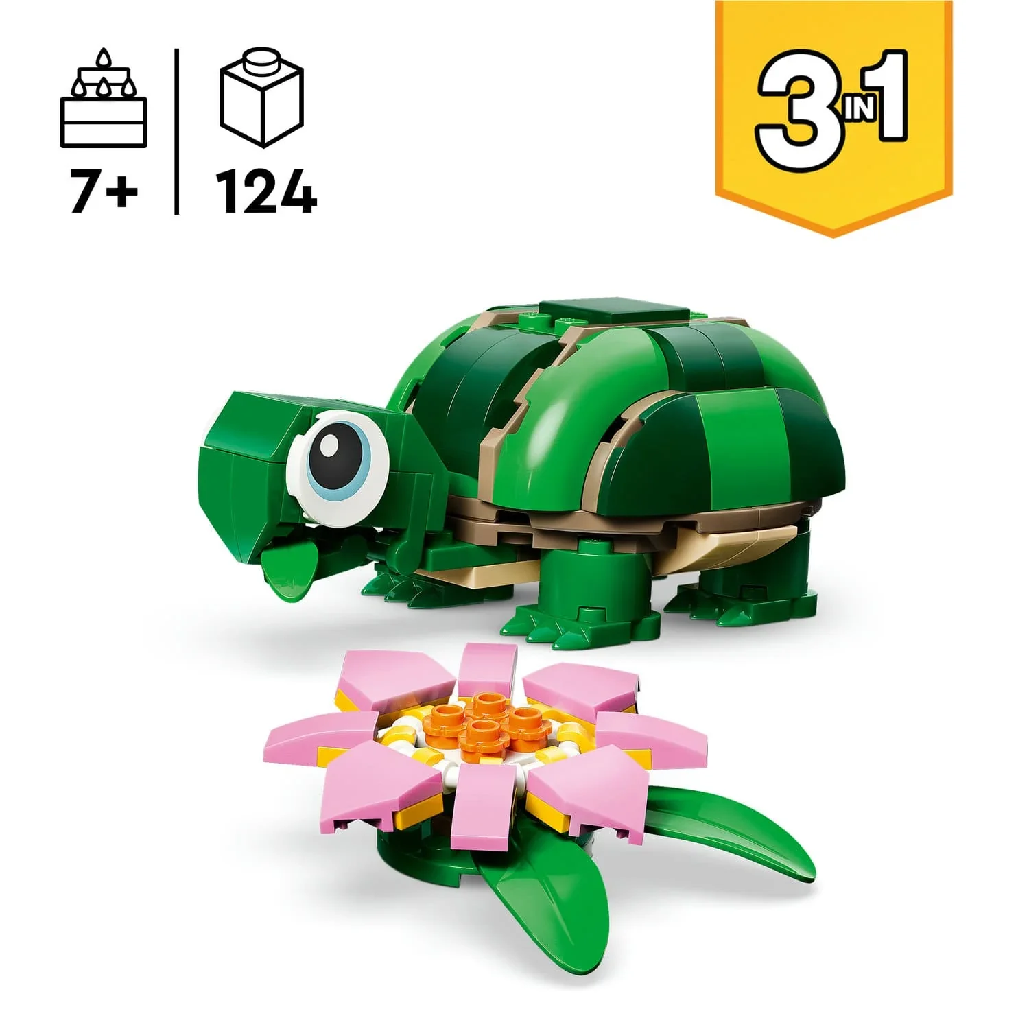 Lego 31377 Creator Turtle With A Water Lily Flower - Image 5