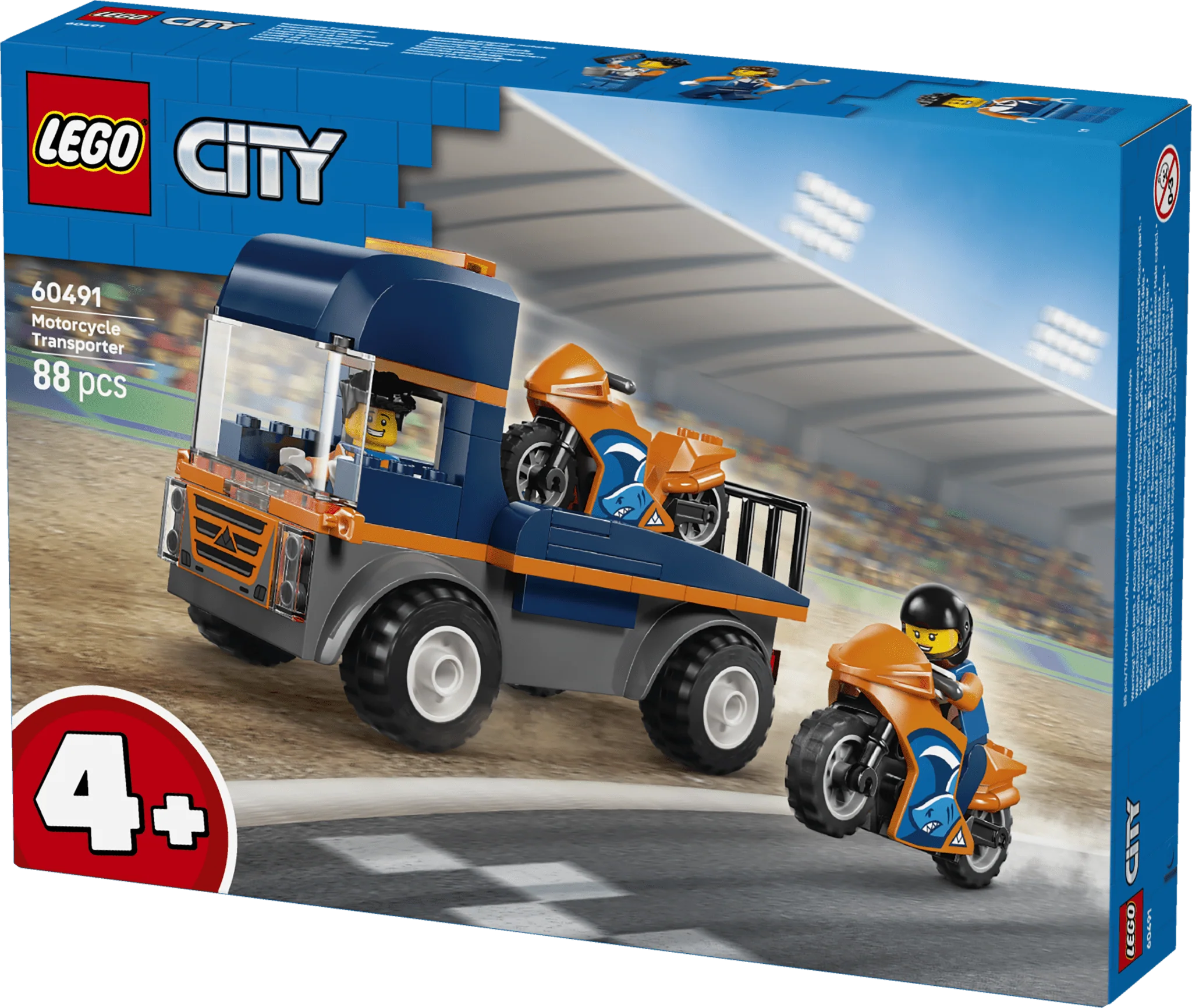 Lego 60491 Motorcycle Transporter