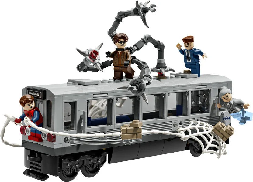 Lego 76321 Spider-Man vs. Doc Ock Subway Train Scene - Image 2