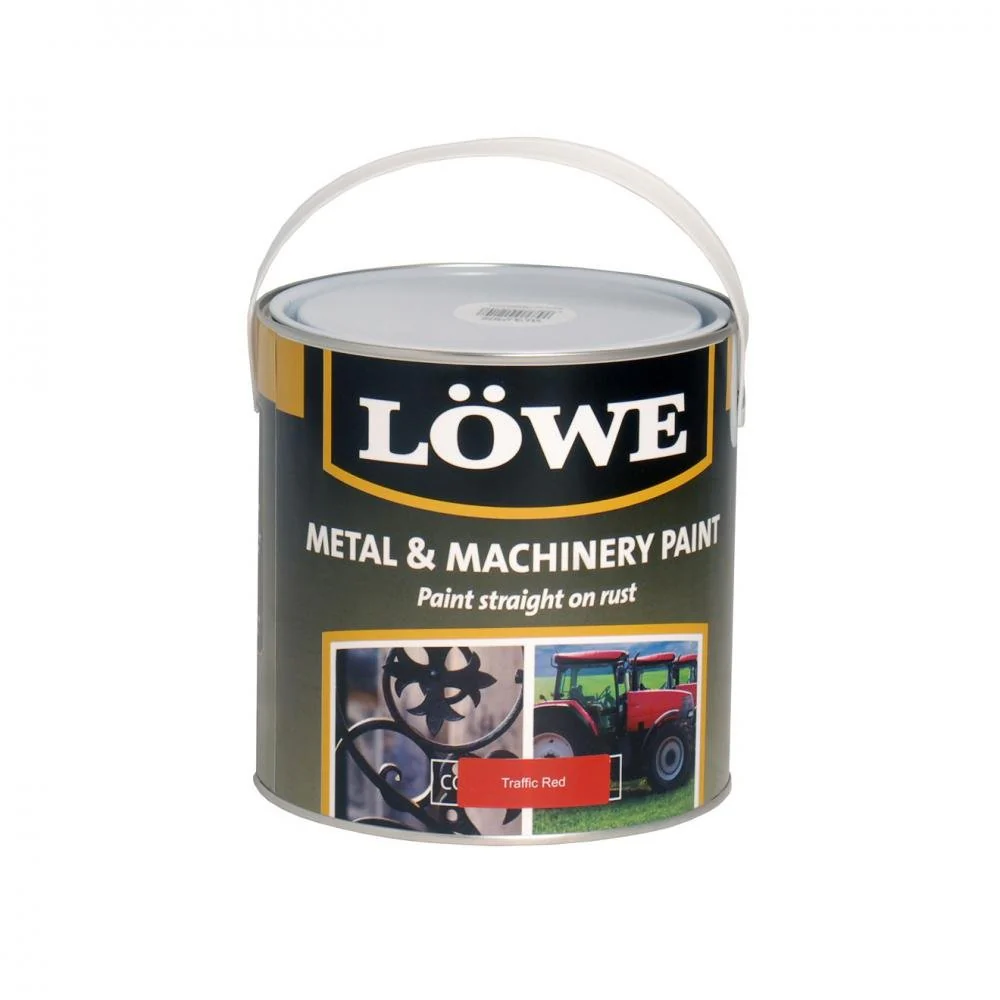 Lowe Metal and Machinery Paint - 2.5 Litre Red