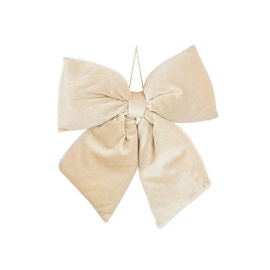 Luxury Christmas Bow Cream 6 x 30 x 34cm