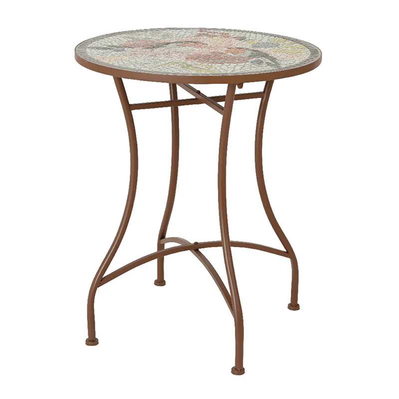 Lyon Two Seater Metal Framework Bistro Set - Image 4