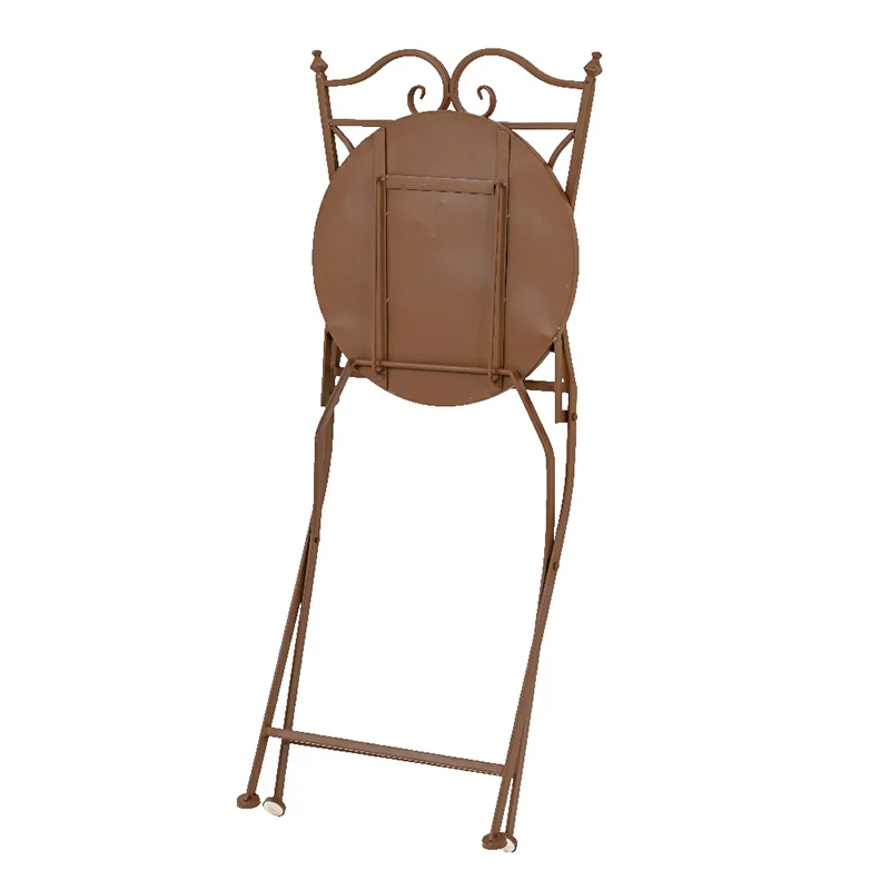 Lyon Two Seater Metal Framework Bistro Set - Image 6