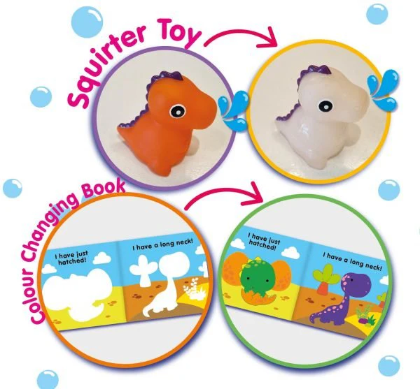 Magic Colour Changing Bath Book – Dinosaur - Image 2