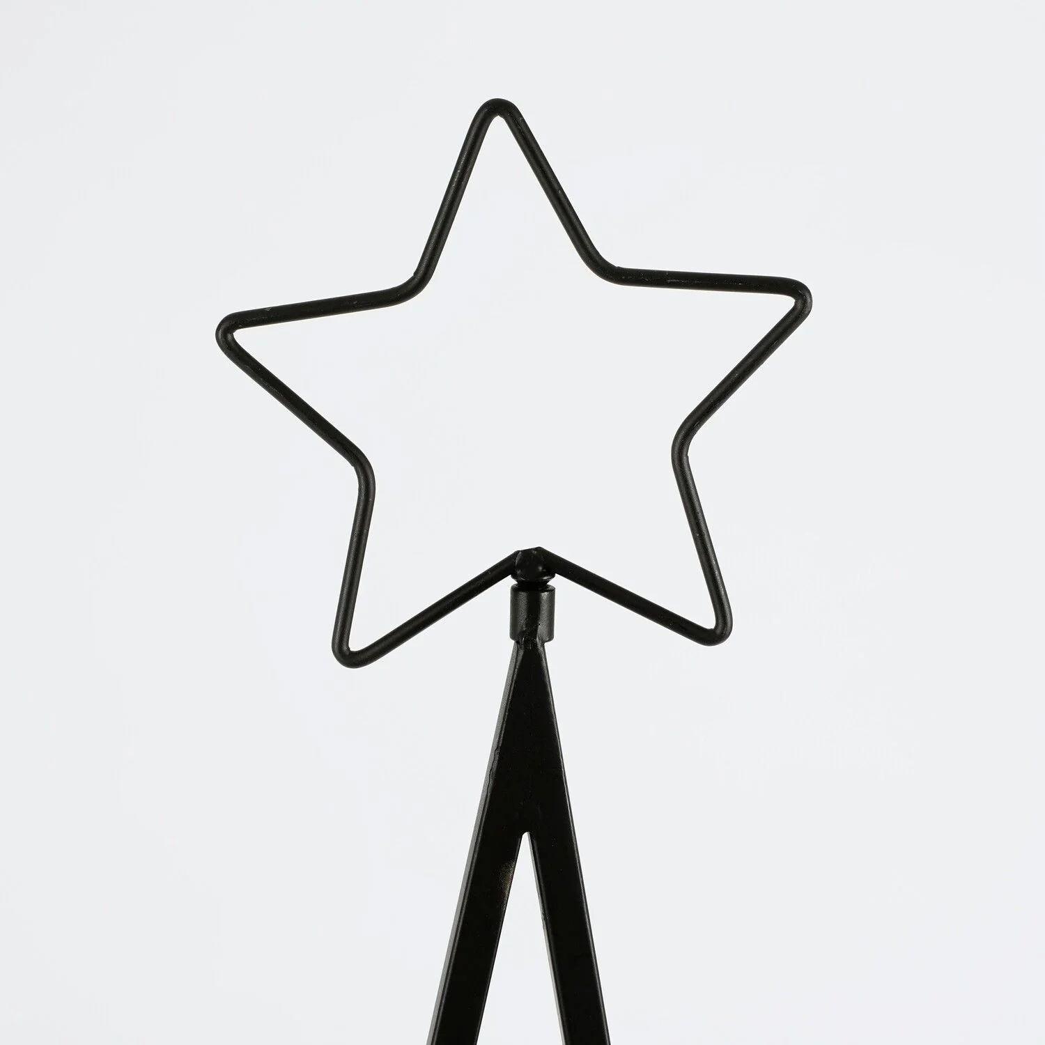 Metal Wall Rack for Christmas Decorations L50 x H131cm Black - Image 2