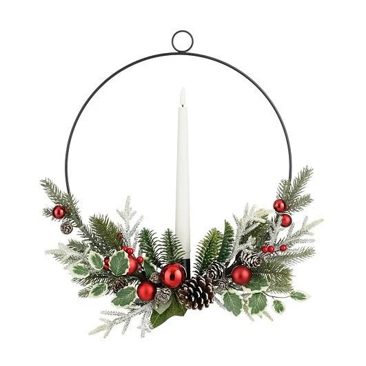 Mica Decorations Red Candle Hanger 36.5cm - Image 2