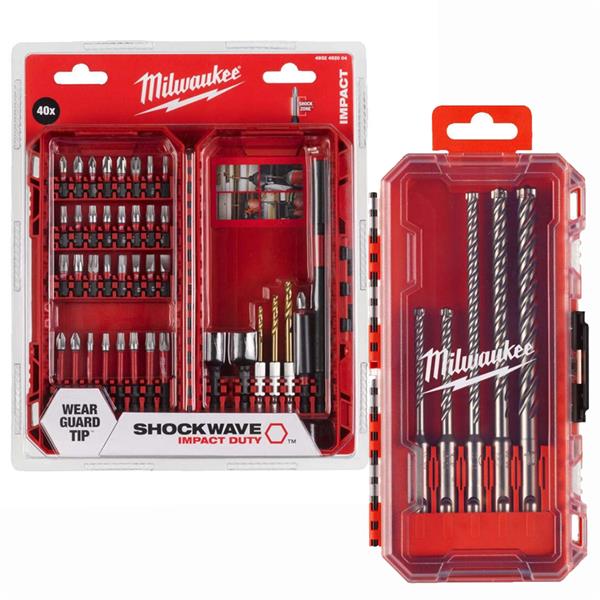 Milwaukee PACKOUT SDS+ Drill Bit & Impact Bit Accessory Set - 45pc - 4932499761