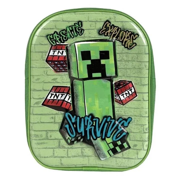 Minecraft 3D Character Backpack – 33cm