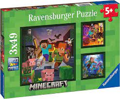 Minecraft Biomes 3X49Pce Puzzle