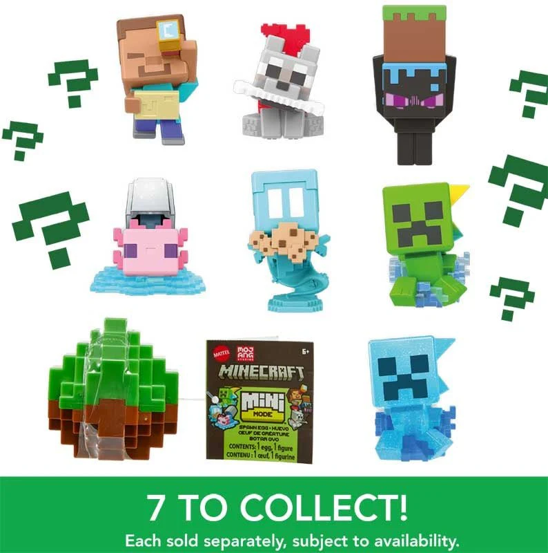 Minecraft Mini Mode Spawn Egg Assorted Styles - Image 3
