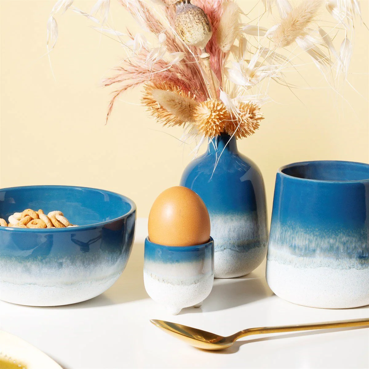 Mojave Glaze Blue Egg Cup - Image 3