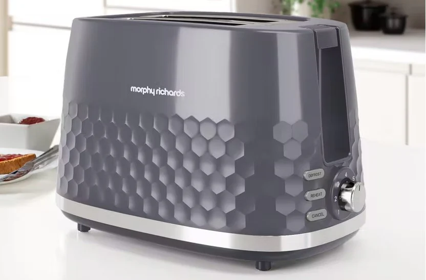 Morphy Richards Hive 2 Slice Toaster - 220033 | Grey - Image 2