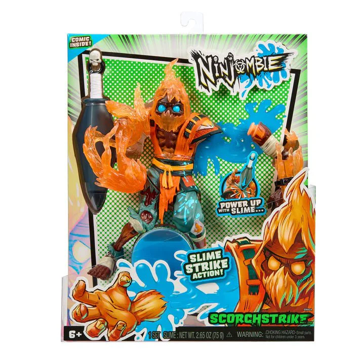 Ninjombie Action Figure - Scorchstrike