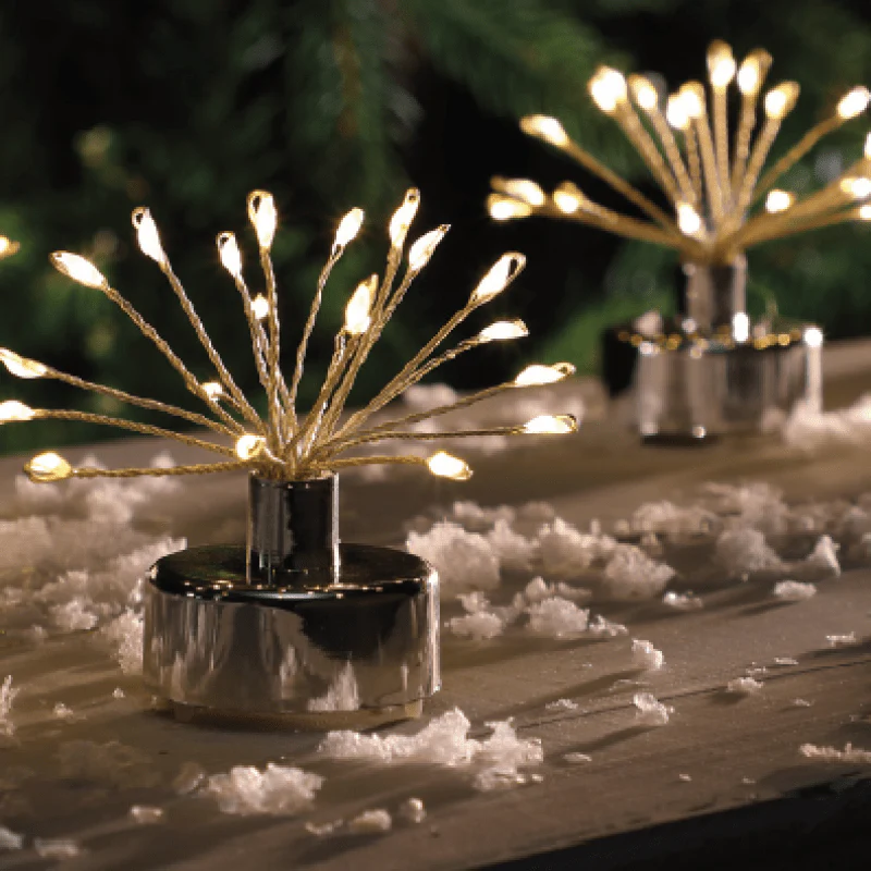 Noma 6 Warm White Firework T-lights With 20 Micro Leds