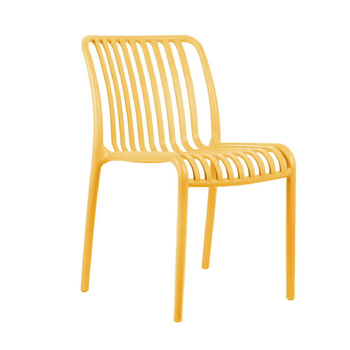 Outdoor Stackable Dining Chair Glee Bright Yellow