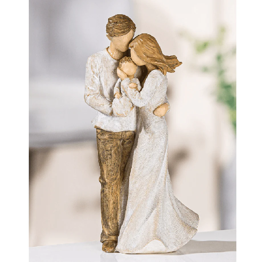 Parents and Child Resin Figure 23cm - Image 2